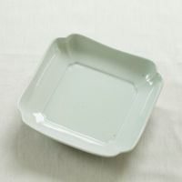 東屋/木瓜角皿　土灰