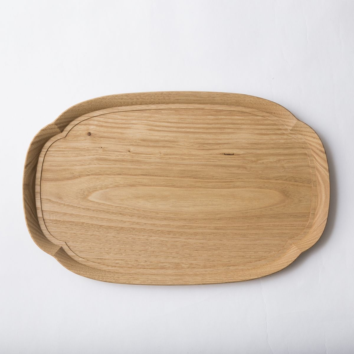 四十沢木材工芸/KITO 長木瓜盆 大