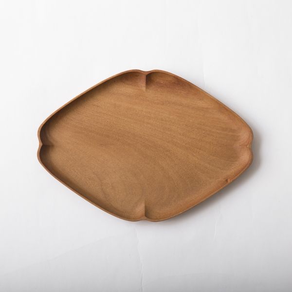 四十沢木材工芸/KITO 小皿 隅入菱 大 -これ一枚でおもてなし上手