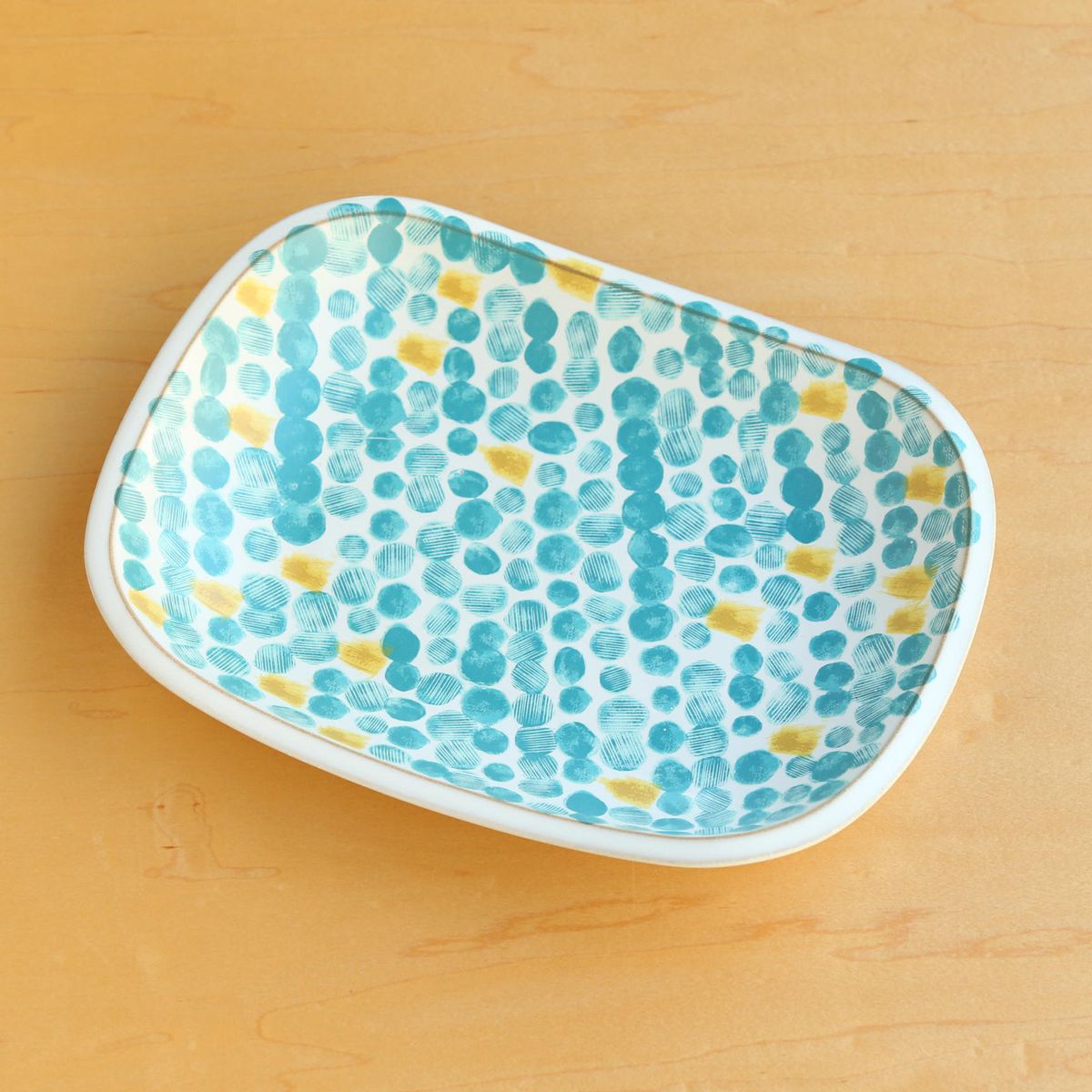 POTPURRI/fajans L プレート グリーン