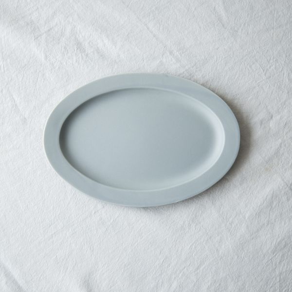 石木文　さくらんぼ　オーバルプレート　未使用 石木文 さくらんぼ オーバルプレート 未使用