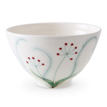 赤い実のカフェオレボウル