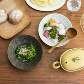 タナカマナブ/六寸鉢 矢羽根