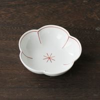みのりの小鉢 梅小鉢 赤絵花弁