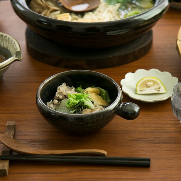 弥生陶園/丸とんすい 天目釉