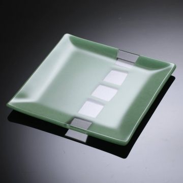 サブロウ/角皿 中 みどり c