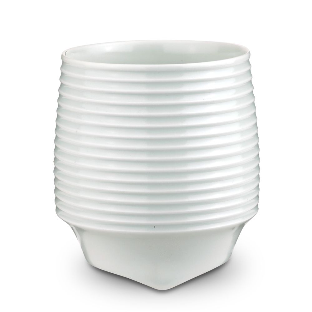 KIHARA/香酒盃 L 白磁千段