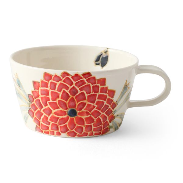 ダリアのマグカップ