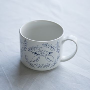 chihiro yasuhara/swan マグカップ -【当店限定】凛々しいスワンの