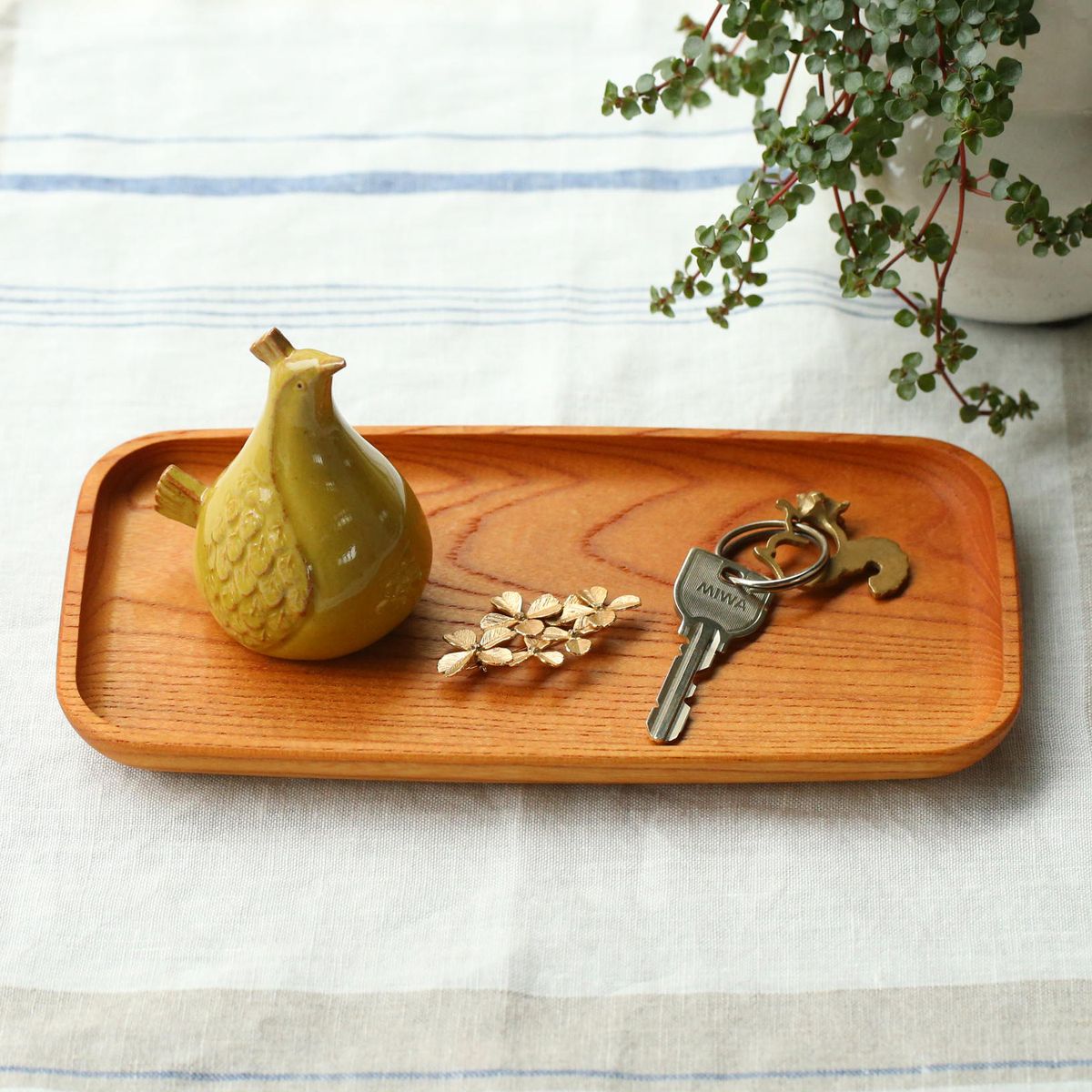 woodpecker/ケヤキのトレイ 小