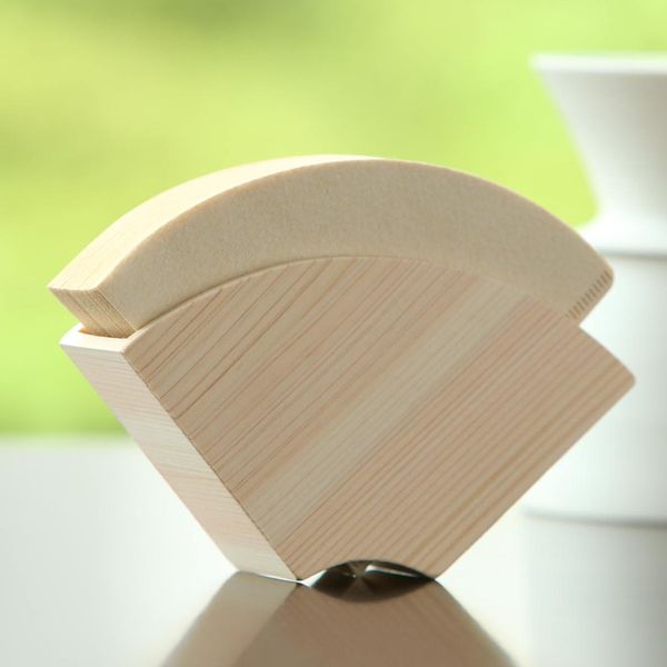 Kiki　42×30杉のトレー×2枚+コーヒーフィルターホルダー TOSARYU/コーヒーフィルターホルダー -使いたい時にさっと取り出せる