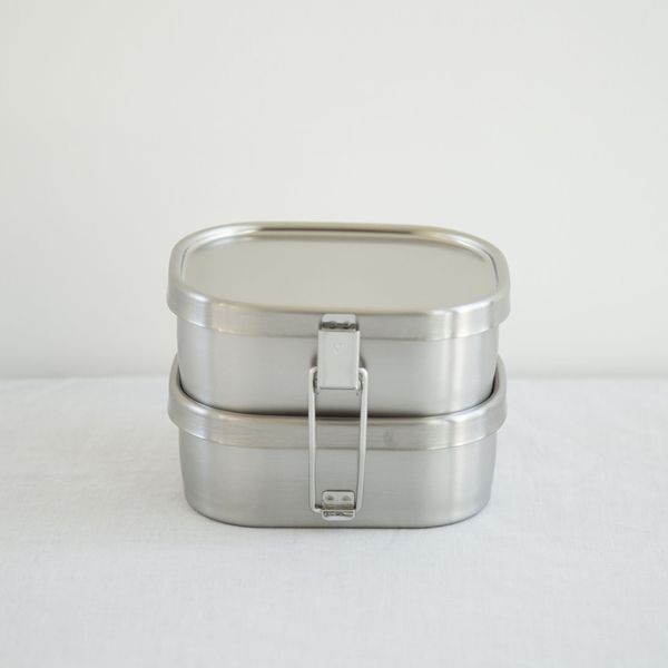 工房アイザワ/角型ランチボックス 小2段