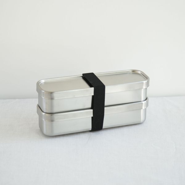 工房アイザワ/角型ランチボックス スリム2段