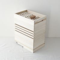 増田桐箱店/野菜箱 キャスター付