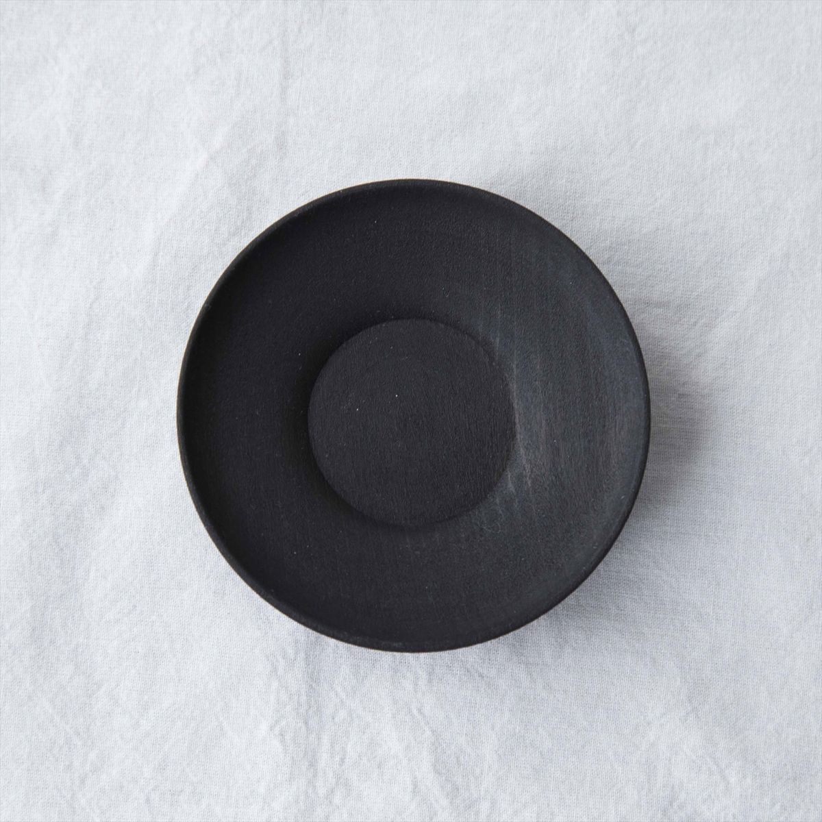 万事急須/茶托 黒