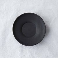 万事急須/茶托 黒