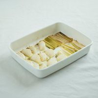 野田琺瑯/ホワイトシリーズ レクタングル 浅型 L シール蓋付き