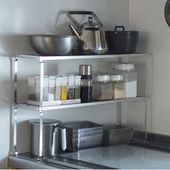 Three Snow 新越ワークス/丈夫なステンレスラック 2個組