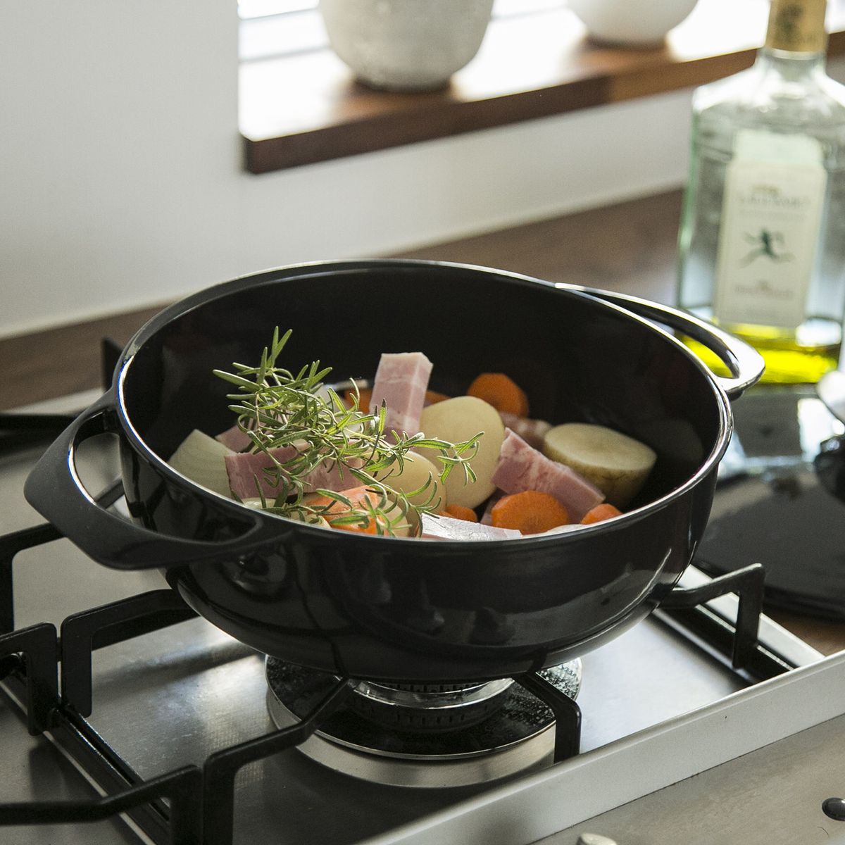 UNILLOY/キャセロール 浅型 24cm