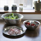 Three Snow 新越ワークス/フタ付ざるボウルセット