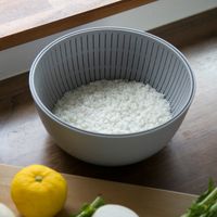 Like-it/米とぎにも使えるザルとボウル 深型