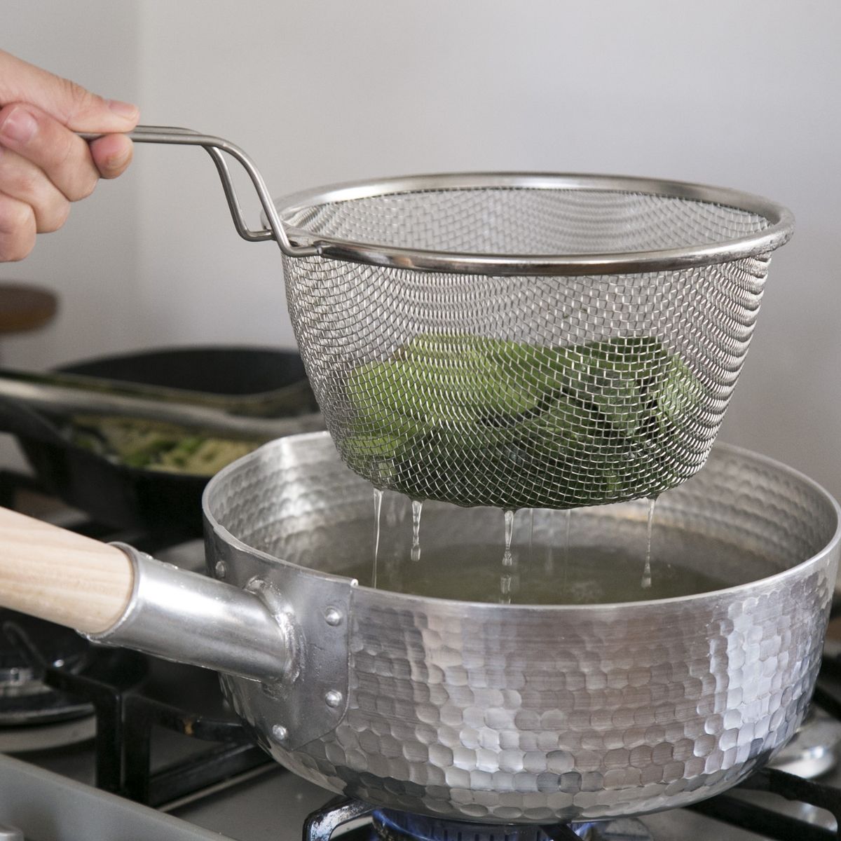 Three Snow 新越ワークス/ゆであげバスケット 20cm