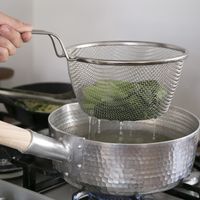 Three Snow 新越ワークス/ゆであげバスケット 20cm