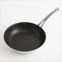 中尾アルミ製作所/シルクフライパン ステンレスハンドルタイプ 浅型 24cm
