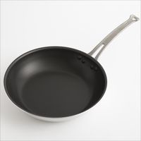 中尾アルミ製作所/シルクフライパン ステンレスハンドルタイプ 浅型 27cm