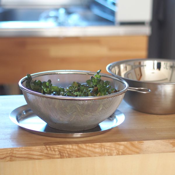 業務用ステンレスボウル・ザル ザル＆ボウル 15cm 2点セット ステンレス製 郷技 日本製 （ 食洗機対応