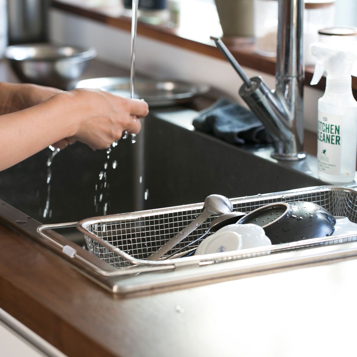 Three Snow 新越ワークス/水切れの良いバスケット スリム