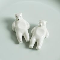 楽土/シロクマの熊五郎 箸置き 2個セット