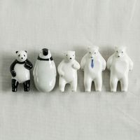 楽土/シロクマの熊五郎シリーズ 箸置き 5個セット