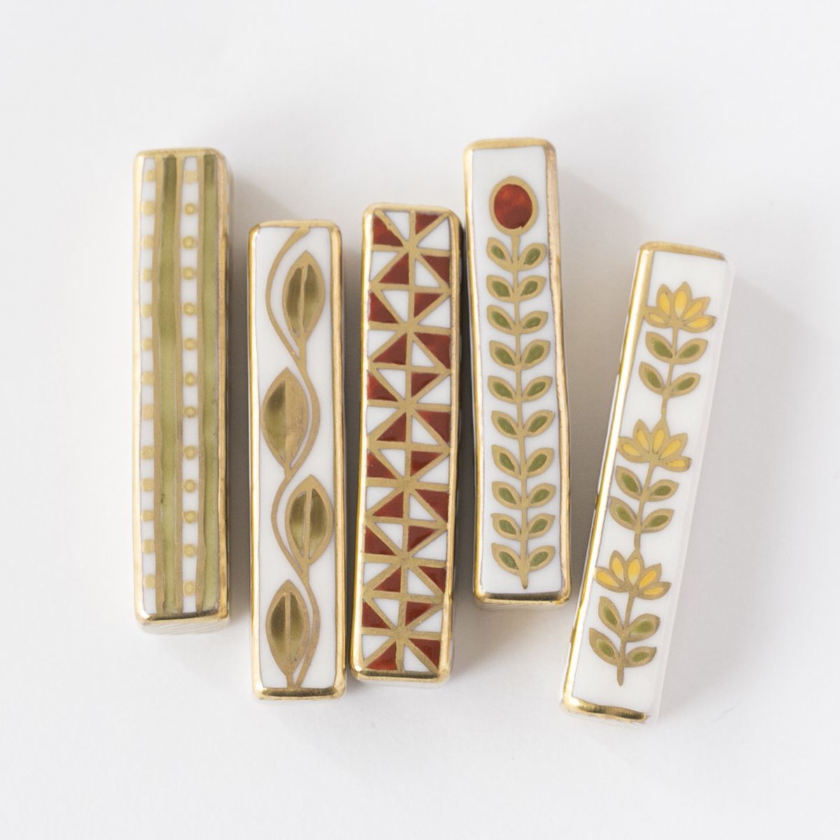 Studio Karakusa/金彩色絵箸置きセット