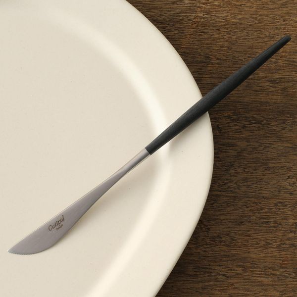 Cutipol/GOA デザートナイフ ブラック -どんな器とも相性が良い、持ち