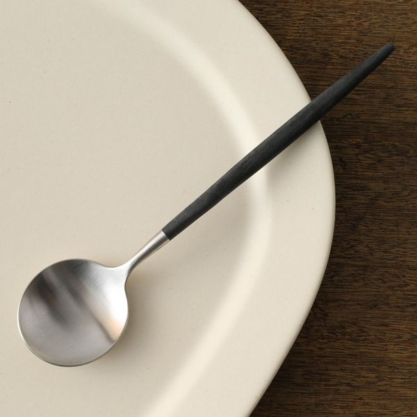 Cutipol/GOA デザートスプーン ブラック
