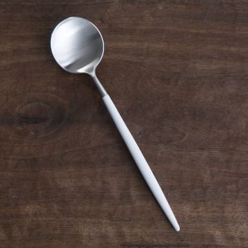 Cutipol/GOA デザートスプーン ホワイト