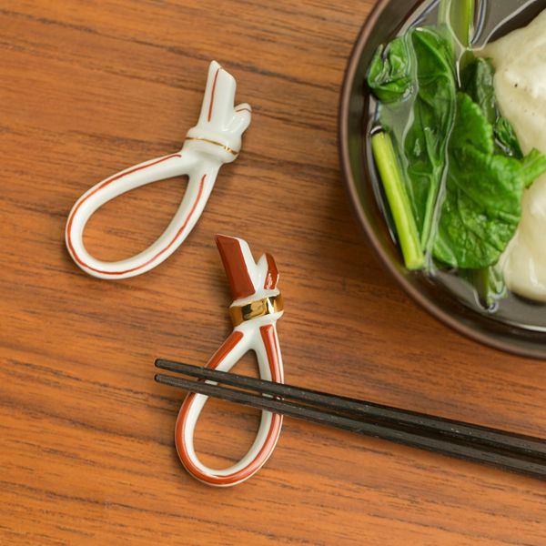 京千/箸置き 結び金線セット