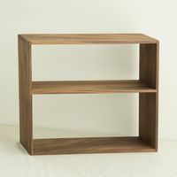 薗部産業/シェルフ 2段 ウォールナット