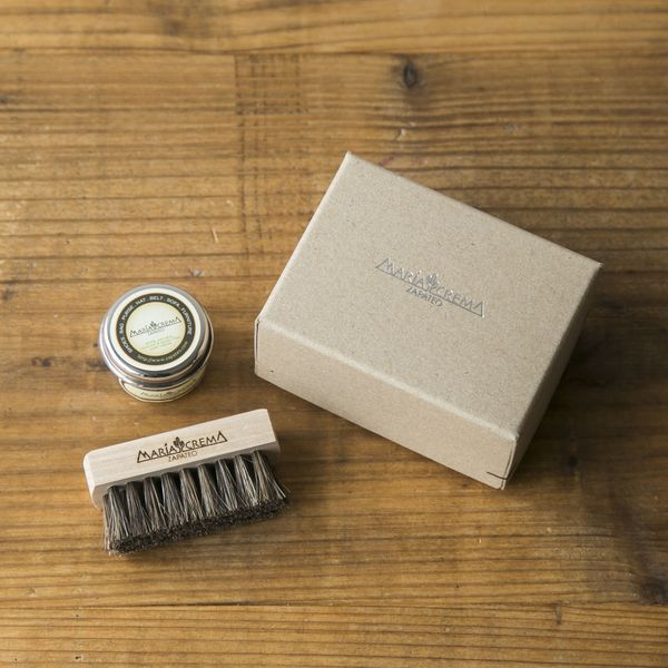 マリアクレマ Shoe Shine Box -靴から家具まで！万能クリームとブラシ