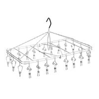 大木製作所/やさしいピンチ ステンレスハンガーSL