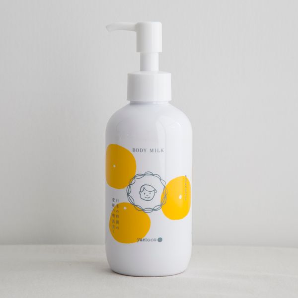 yaetoco/家族ボディミルク 甘夏 200ml -お風呂上りの保湿にぴったりな