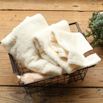 KuSu/ピュアオーガニックタオル for Ladies ウォッシュタオル3枚セット