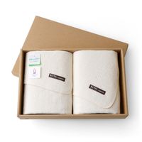 KuSu/organic 3重ガーゼフェイスタオル 2枚セット