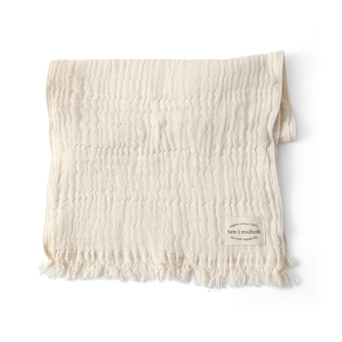 天衣無縫/四重ガーゼ フェイスタオル オフホワイト