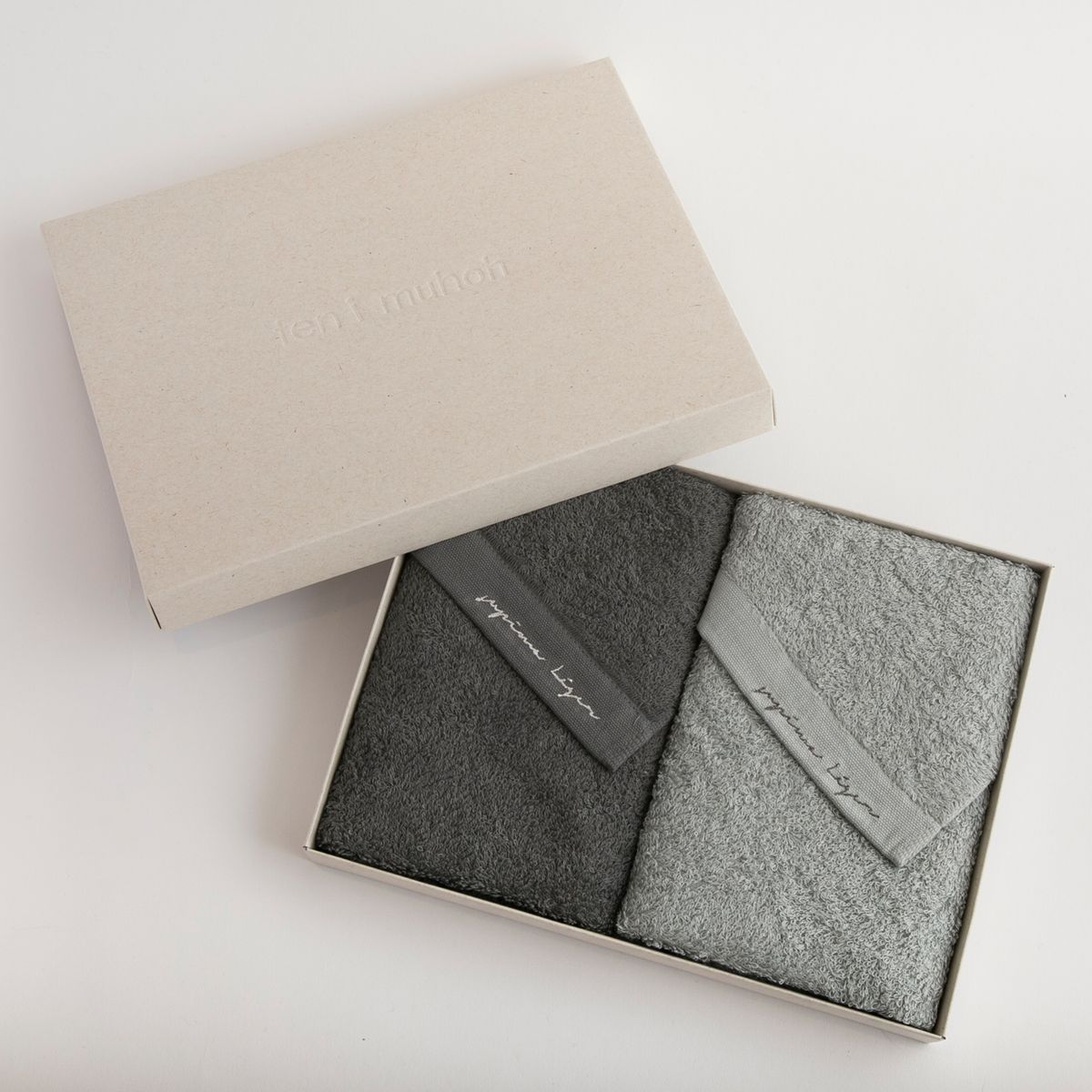 天衣無縫/スーピマレジェ フェイスタオルセット