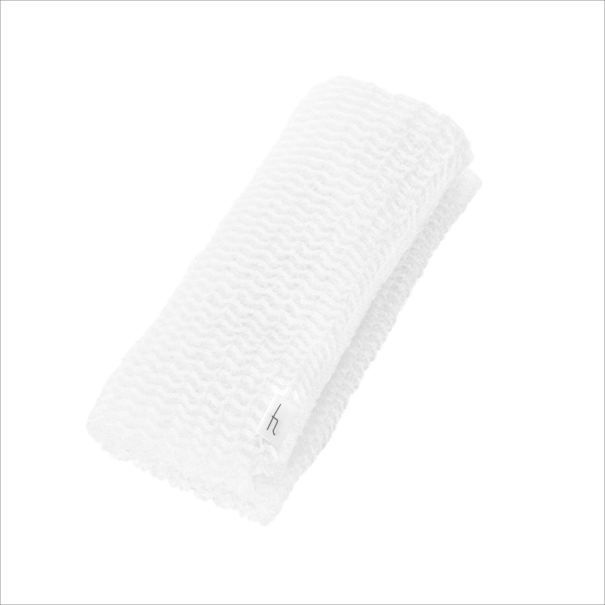 h tag/body wash towel