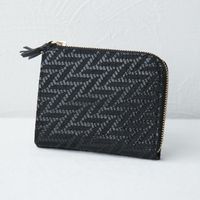 POMTATA/PARMENT L-Zip SHORT WALLET 当店限定色 ブラック