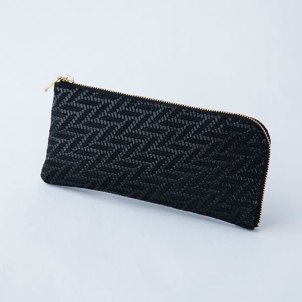 POMTATA/PARMENT L-Zip LONG WALLET AOI -【当店限定】荷物が軽くなる