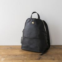 Neutral Gray/レザーリュック ハスキー